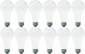 Ge Soft White Light Bulb 200 Watt General Purpose Medium Base 12 Pack