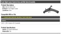 Front Right Passenger Side Lower Control Arm And Ball Joint Assembly Compatible With 2013-2015 Subaru Xv Crosstrek