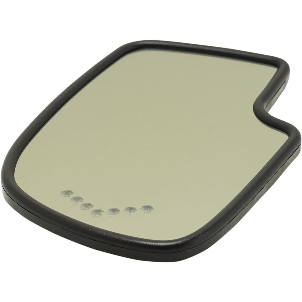 Driver Side Mirror Glass For 2007 Gmc Sierra 1500 2500 Hd Classic Heated With Backing Plate And In Signal Light Non Towing