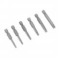 Uxcell Torx Bits Set 6pcs 1 4 Inch Hex Shank Magnetic T10-t40 Screwdriver Bit 50mm Length S2 Screw Driver Kit Tools