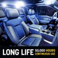 Pilot Automotive Il-194b-5-am Blue 5-smd Led Dome Light Bulb 2 Piece