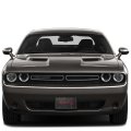 Dodge Srt Hellcat In Red 3d Logo On Real Black Carbon Fiber License Plate