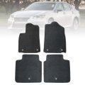 4 Pieces Black Velour Carpet Floor Mats Front Rear For Lexus Es350 300h 2013 2014 2015 2016 2017 2018 