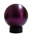 Vms Racing 10x1 25mm Thread 6 Speed Jdm Round Ball Shift Knob In Purple Billet Aluminum For 03-08 2003-2008 Nissan 350z 