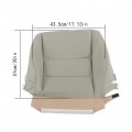 Labwork Front Passenger Side Gray Perforated Artificial Leather Seat Cover Replacement For 2007 2008 2009 2010 2011 2012 Acura