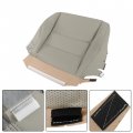 Front Passenger Side Gray Perforated Artificial Leather Seat Cover Replacement For 2007 2008 2009 2010 2011 2012 Acura Rdx