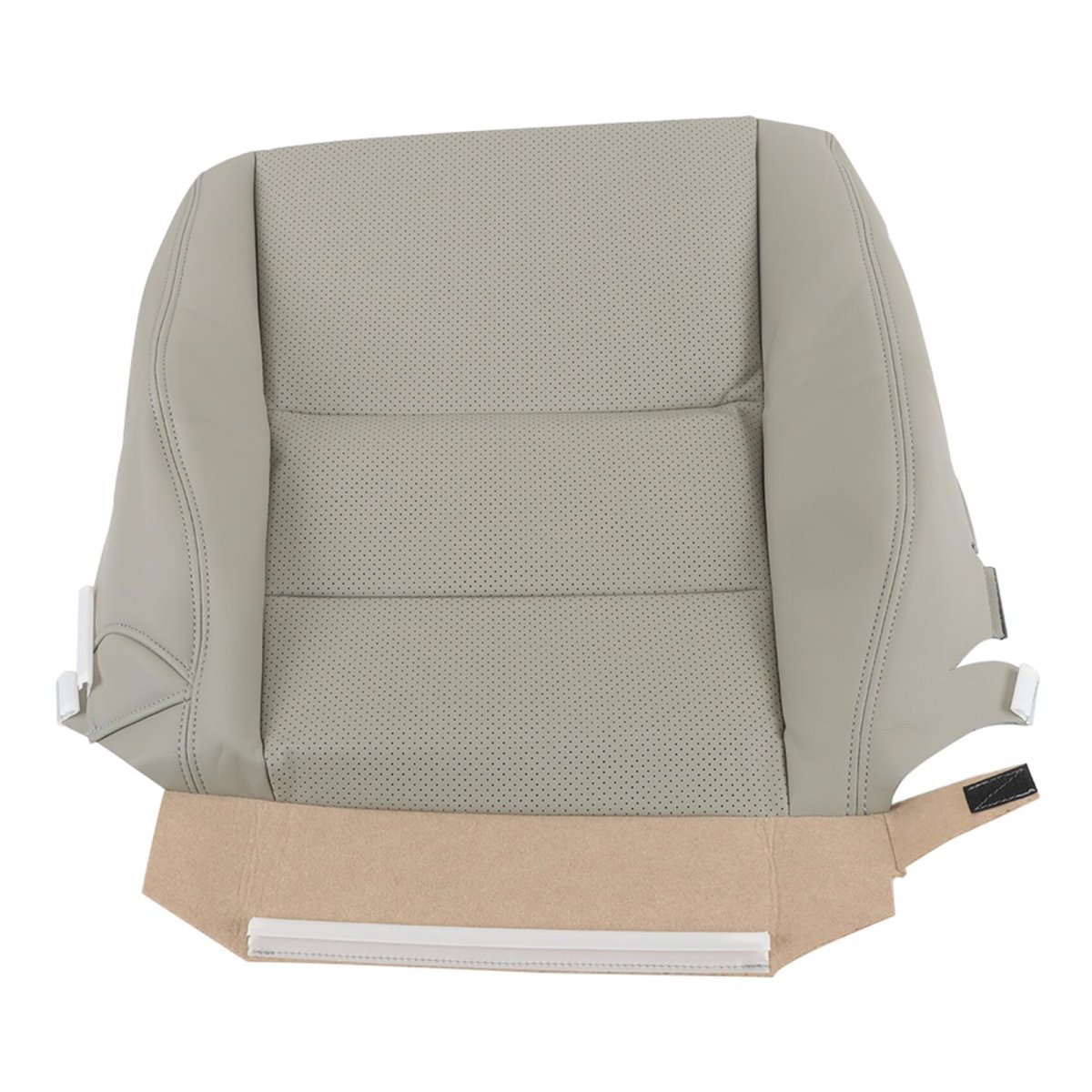 Front Passenger Side Gray Perforated Artificial Leather Seat Cover Replacement For 2007 2008 2009 2010 2011 2012 Acura Rdx