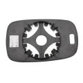Car Rearview Left Driver Side Mirror Glass Replacement W Backing Plate Convex Heated White For Renault Clio Grand Scenic