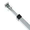 Baomain Patio Door Security Bar Fits 28 To 48 Wide Works On Double Hung Sliding Window Silver