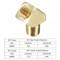 Uxcell Brass Hose Fitting Elbow 1 4 Npt Male To Female Thread 45 Degree Angle Pipe Connector Adapter