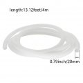 Bettomshin 1pcs Corrugated Tube Wire Conduit Pp Polyethylene Tubing Non Split Flexible Pipe Hose 20mm Inner Dia 25mm Outer 4m