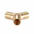 Uxcell 16mm Or 5 8 Id Brass Barb Splicer Fitting Y-shaped 3 Ways Barb Hose Air Gas Water Fuel Barbed Tee Connector 2pcs