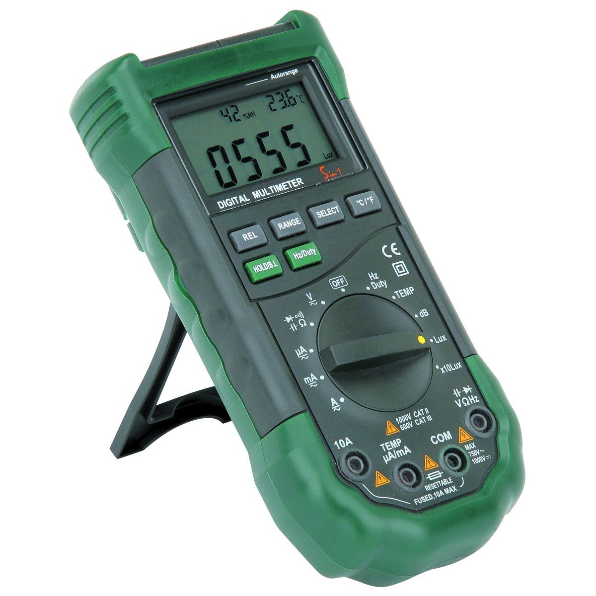 14 Function Professional Digital Multimeter With Sound Level And Luminosity Hfj14