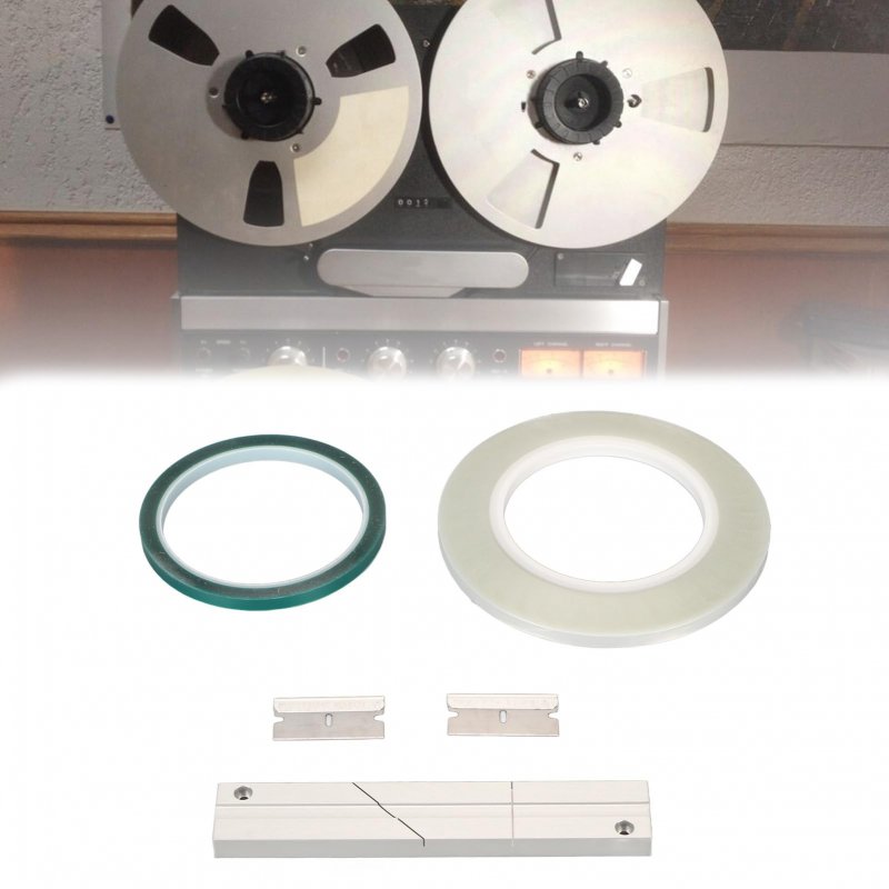 Dauerhaft Aluminum Tape Splice Block Kit 1 4 Inch 10r Set Compact Splice Adjustable Length Anodized Finish For Reel To Recorder