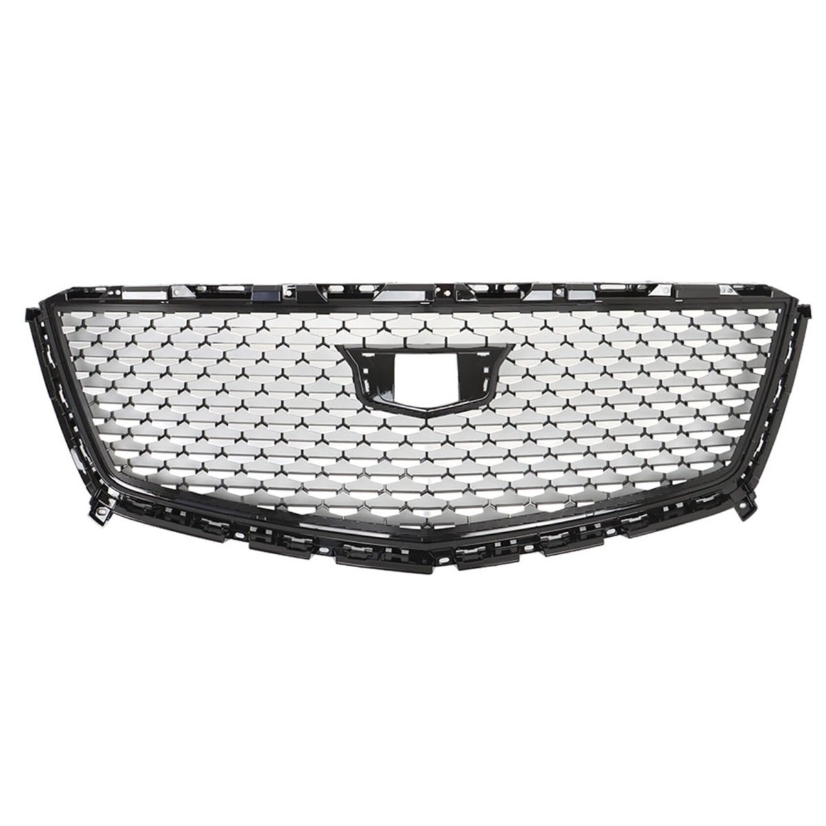 Black Front Bumper Grille Mesh Style Trim Replacement For 2016 2017 2018 2019 2020 Xt5 4-door