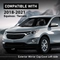 Exterior Mirror Cover Cap Left Driver Side For Chevy Equinox Gmc Terrain 2018-2021 Chrome