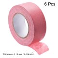 6pcs 25mm 1 Inch Wide 20m 21 Yards Masking Tape Painters Rolls Pink