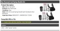 Rear Rearward Leaf Spring Shackle Set Of 2 With Hardware Compatible 2000-2006 Toyota Tundra
