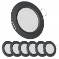12v Led Ceiling Puck Lights For Rv Boat Truck Camper 6 Pack Recessed Mount Dimmable Interior Lighting Cri 90 Plus 3000k Warm 