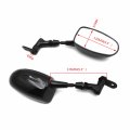 Smt-mini Mirrors Compatible With Honda Cbr 600rr Kawasaki Ninja 636 Zx6r Yamaha Yzf R6 R1 Black B00rueqtq8