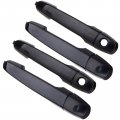Door Handles Exterior Driver Passenger Side Replacement Fit 2002-2006 For Camry Lexus Es330 2005-2010 Scion Tc Outside Black 