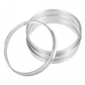 4pcs Od 73 1mm To Id 71 Aluminum Alloy Car Auto Hub Centric Rings Wheel Bore Center Spacer Replacement 