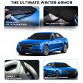 Econour Windshield Snow Cover For Cars Upgraded Trapezoidal Shape Designed With Adjustable Hook Windproof Protection Winter