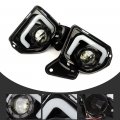 Auto-tech 1 Pair Car Led U-shaped Light Guide Daytime Running Fogs Kits Replacement For Toyota Hiace 2014 2015 2016 Drl Light