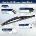 X Autohaux Rear Windshield Wiper Blade Arm Set For Mini Cooper One R50 2004-2006 R53