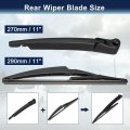 X Autohaux Rear Windshield Wiper Blade Arm Set For Mini Cooper One R50 2004-2006 R53
