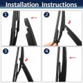 X Autohaux Rear Windshield Wiper Blade Arm Set For Mini Cooper One R50 2004-2006 R53