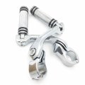 Hongk- Chrome 5 Long Foot Peg Kit 1 25 Engine Guard Compatible With Superlow 1200t Xl1200t B01n94h2oy