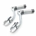 Hongk- Chrome 5 Long Foot Peg Kit 1 25 Engine Guard Compatible With Superlow 1200t Xl1200t B01n94h2oy