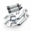 Hongk- Chrome 5 Long Foot Peg Kit 1 25 Engine Guard Compatible With Superlow 1200t Xl1200t B01n94h2oy