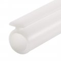 Uxcell T-slot Mount Window Weatherstrip Seal 7mm Bulb Bubble For 5mm Slot 3 Meters Long White