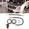 Cylinder Leakage Detector Dual Pressure Gauges Engine Compression Leakdown Tester Kit For Piston Ring Valve Head Gasket