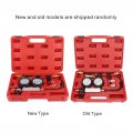 Cylinder Leakage Detector Dual Pressure Gauges Engine Compression Leakdown Tester Kit For Piston Ring Valve Head Gasket