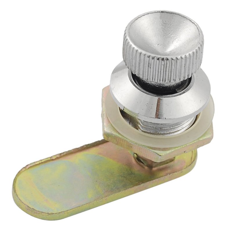 Cabinet Round Knob 0 67 Male Threaded Metal Cam Lock Flat