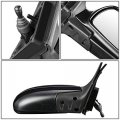 Ki1321109 Oe Style Manual Passenger Right Side View Door Mirror Compatible With Kia Spectra 1 8l 02-04