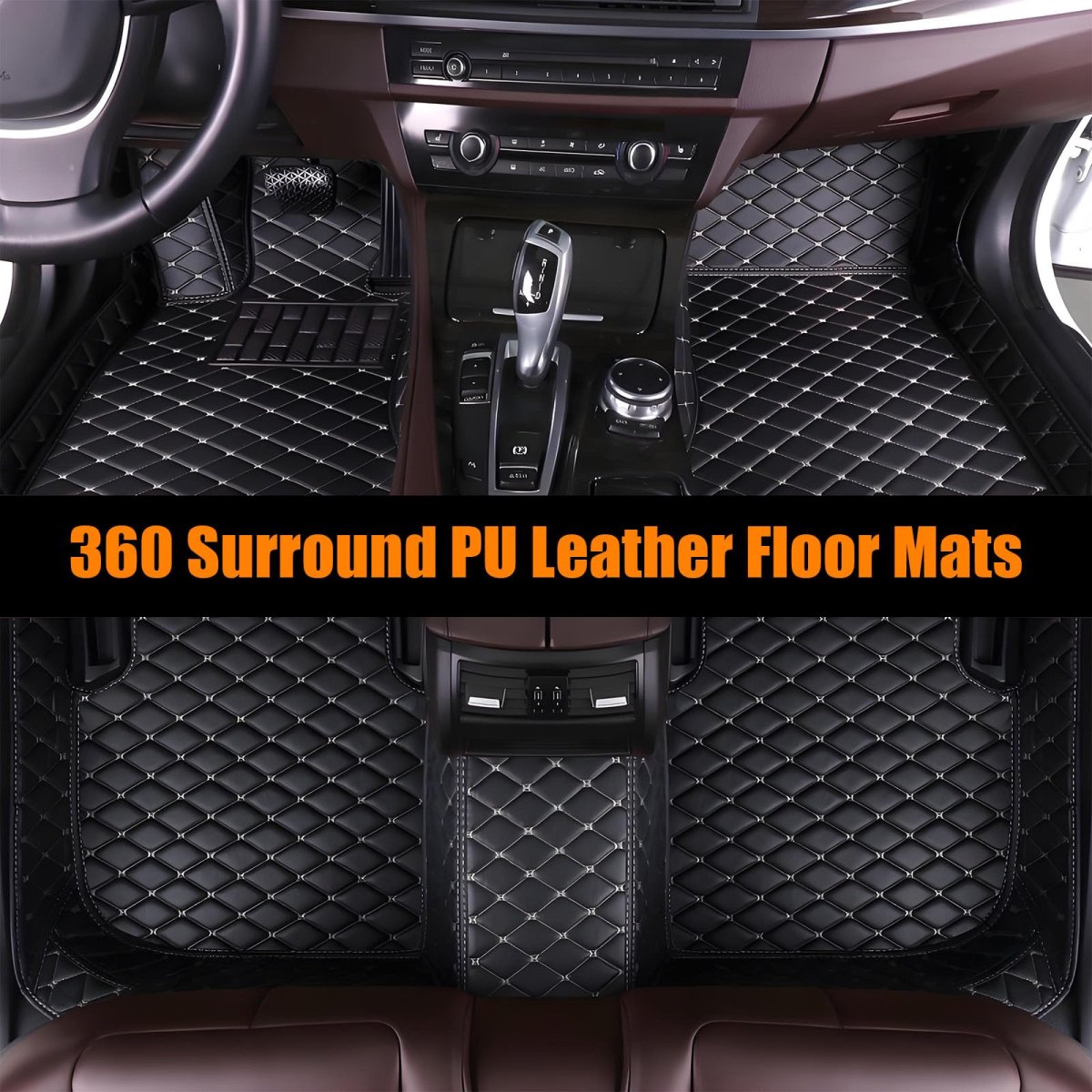 Secos Floor Mats Liner Fit For Cadillac Cts 2014-2019