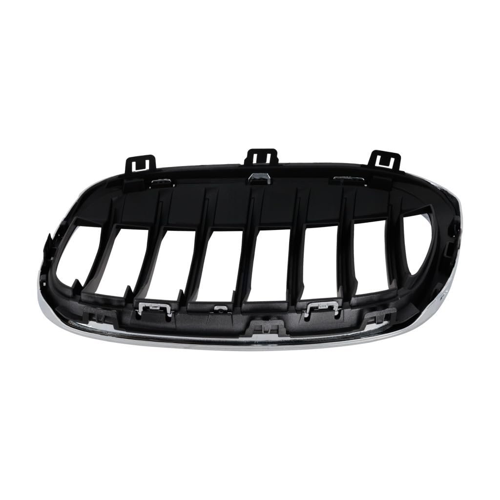 Passenger Side Grille For Bmw X1 2016 2017 2018 2019 Chrome Shell And Insert Plastic Replacement Bm1200291 51117383366