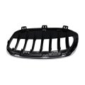 Passenger Side Grille For Bmw X1 2016 2017 2018 2019 Chrome Shell And Insert Plastic Replacement Bm1200291 51117383366