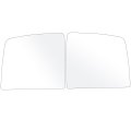 Towing Mirror Glass Upper Flat For Toyota Sequoia 2008 2017 And Tundra 2007 Left Right Side Non Heated With Adhesive Pads 