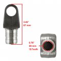 Caltric Rear Drive Propeller Shaft Yoke Compatible With Yamaha Big Bear 400 Yfm400f 4x4 2007 2008 2009-2012