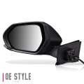 To1320354 Factory Style Driver Left Side Mirror Manual Folding Power Adjust Heated Glass Compatible With Toyota Prius 16-20