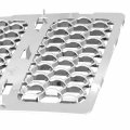 Ch1200366 Factory Style Front Grill Grille Assembly With Honeycomb Mesh Insert And Shell Compatible Jeep Grand Cherokee