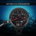 Motorcycle Speedometer Gauge Odometer Universal Tachometer 4 Indicator Functions Led Backlight For Automotive Accessory