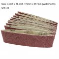 Uxcell 3-inch X 18-inch Aluminum Oxide Sanding Belt 36 Grits Sandpaper Lapped Joint For Sander 10pcs