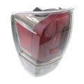 Tail Light Assembly For Toyota Tacoma 2016 2017 2018 2019 Driver Side Red Clear Lens Chrome Housing With Smoke Bezel 