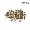 Uxcell 5mm 3 16inch Spring Band Type Action Fuel Silicone Vacuum Hose Pipe Clamp Low Pressure Air Clip 100pcs